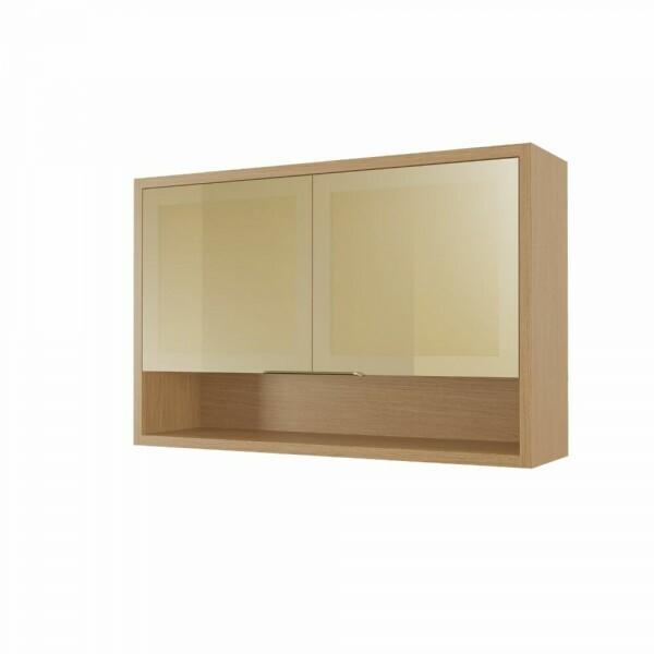ARMARIO NESHER 2P ABRIR REFLECTA CONDESSA 120CM CARVALHO 501219 ARMARIO NESHER 2P ABRIR REFLECTA CONDESSA 120CM CARVALHO 501219