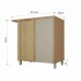 BALCAO NESHER CANTO 1P ABRIR CONDENSSA 93CM CARVALHO/GREIGE