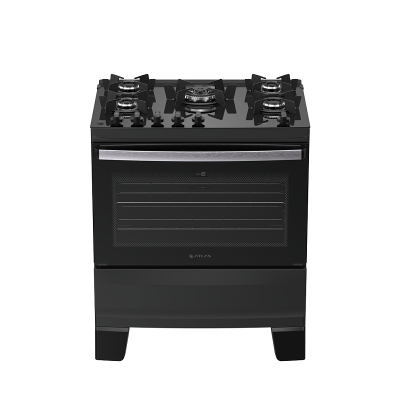 FOGAO 5B ATLAS AGILE UP MESA VIDRO PRETO 25 FOGAO 5B ATLAS AGILE UP MESA VIDRO PRETO 25