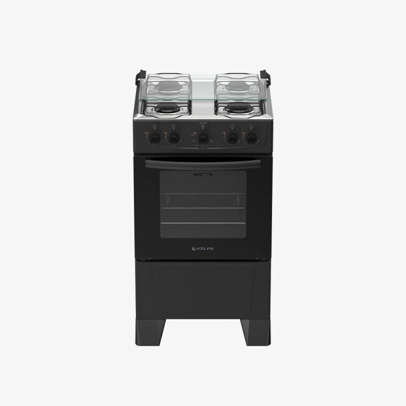 FOGAO 4B ATLAS MILAO PRETO 25